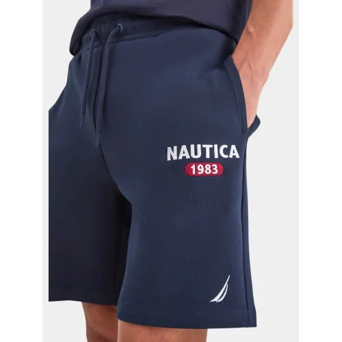 Nautica Velia Fleece Short Férfi Rövidnadrág 459-Dark Navy