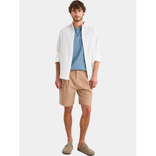 Nautica Rava Casual Short Férfi Rövidnadrág 225-Taupe