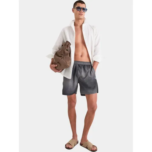 Nautica Mistral Swim Short Férfi Beachshort 011-Black