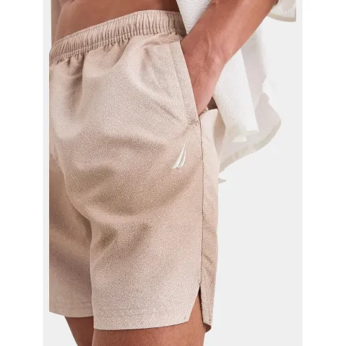 Nautica Mistral Swim Short Férfi Beachshort 225-Taupe