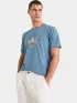 Nautica Mosa T-Shirt Férfi Póló 518-Teal