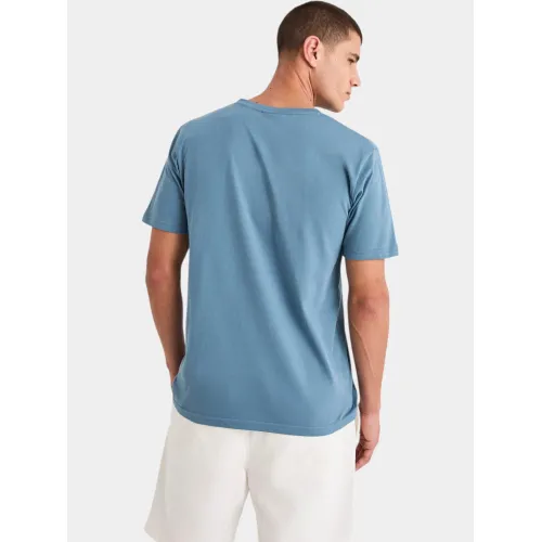Nautica Mosa T-Shirt Férfi Póló 518-Teal