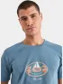 Nautica Mosa T-Shirt Férfi Póló 518-Teal