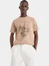 Nautica Kanan T-Shirt Férfi Póló 225-Taupe