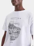 Nautica Kanan T-Shirt Férfi Póló 908-White
