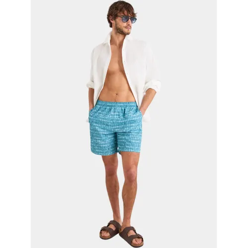 Nautica Vasa Swim Short Férfi Beachshort 518-Teal