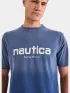 Nautica Astillo T-Shirt Férfi Póló 456-Washed Denim