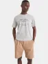 Nautica Timon T-Shirt Férfi Póló 112-Grey Marl
