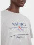 Nautica Timon T-Shirt Férfi Póló 112-Grey Marl
