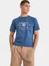 Nautica Timon T-Shirt Férfi Póló 456-Washed Denim