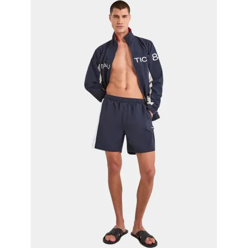 Nautica Fenicks Swim Short Férfi Beachshort 459-Dark Navy