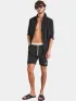 Nautica Derwent 7” Swim Short Férfi Beachshort 011-Black