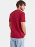 Nautica Narmada T-Shirt Férfi Póló 807-Dark Red