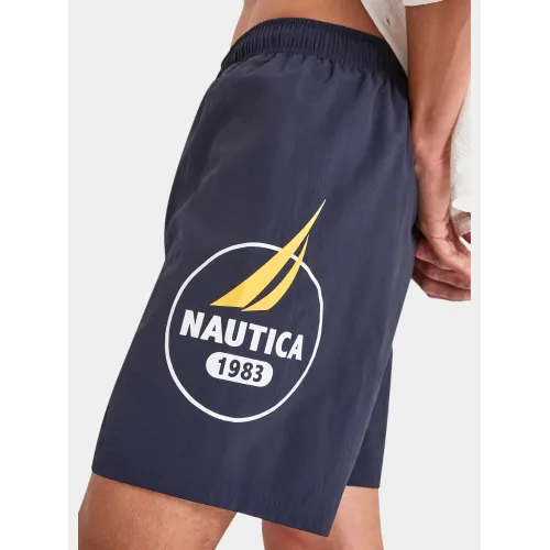Nautica Severn 7  Swim Short Férfi Beachshort 459-Dark Navy
