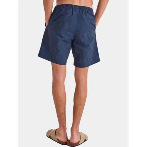 Nautica Yukon 7  Swim Short Férfi Beachshort 459-Dark Navy