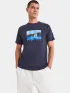 Nautica Tay T-Shirt Férfi Póló 459-Dark Navy