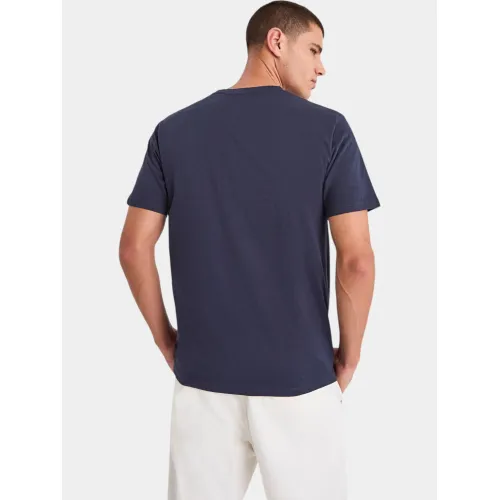 Nautica Tay T-Shirt Férfi Póló 459-Dark Navy