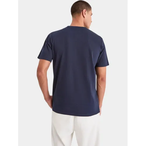 Nautica Tigris T-Shirt Férfi Póló 459-Dark Navy