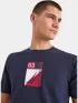 Nautica Tigris T-Shirt Férfi Póló 459-Dark Navy