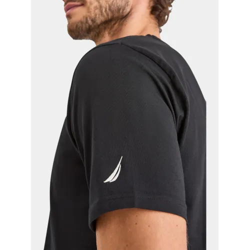 Nautica Sassandra T-Shirt Férfi Póló 011-Black