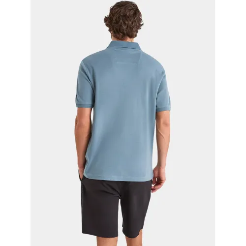 Nautica Cavalla Polo Shirt Férfi Galléros póló 518-Teal