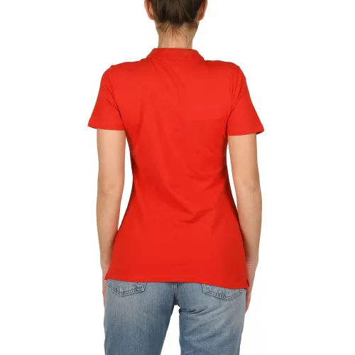 Nautica Sandy Polo Shirt Női Galléros Póló 835-True Red