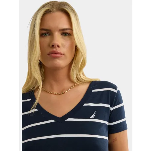 Nautica Hosta T-Shirt Női Póló 459-Dark Navy