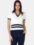 Nautica Sedum Polo Shirt Női Galléros Póló 908-White