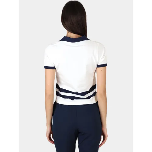 Nautica Sedum Polo Shirt Női Galléros Póló 908-White