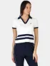 Nautica Sedum Polo Shirt Női Galléros Póló 908-White