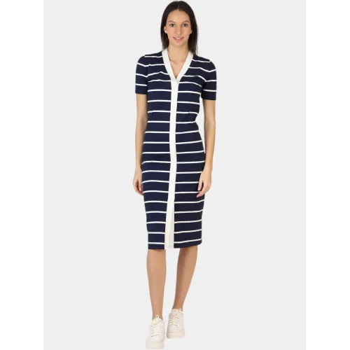 Nautica Adalee Dress Női Ruha 459-Dark Navy