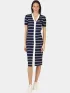 Nautica Adalee Dress Női Ruha 459-Dark Navy
