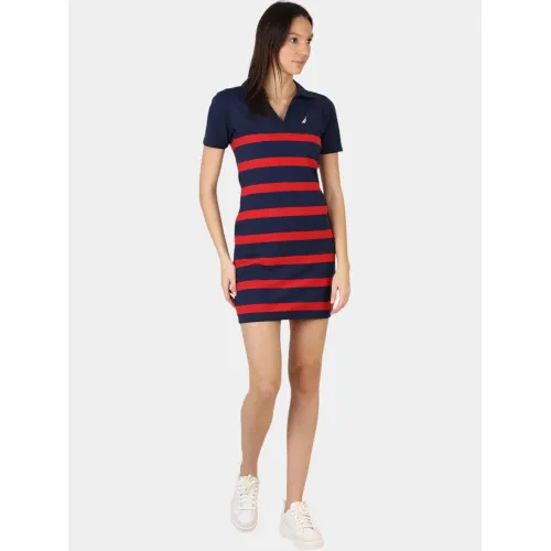 Nautica Palmer Dress Női Ruha 459-Dark Navy