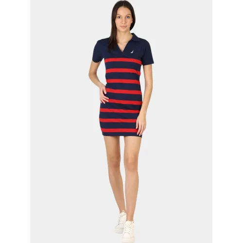 Nautica Palmer Dress Női Ruha 459-Dark Navy