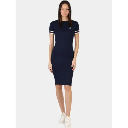 Nautica Harlona Dress Női Ruha 459-Dark Navy