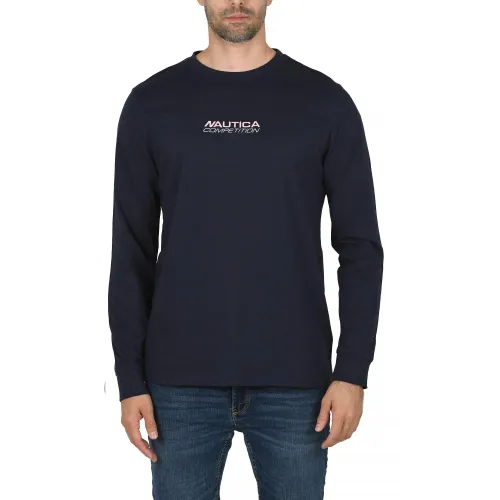 Nautica Laconia LS T-Shirt Nautica Laconia LS T-Shirt Férfi Hosszú ujjú póló 459-Dark Navy