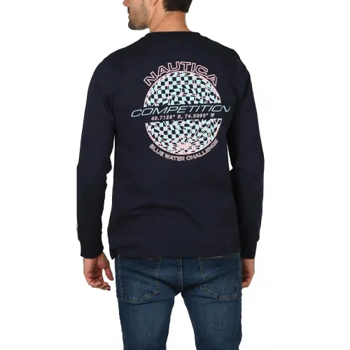 Nautica Laconia LS T-Shirt Nautica Laconia LS T-Shirt Férfi Hosszú ujjú póló 459-Dark Navy