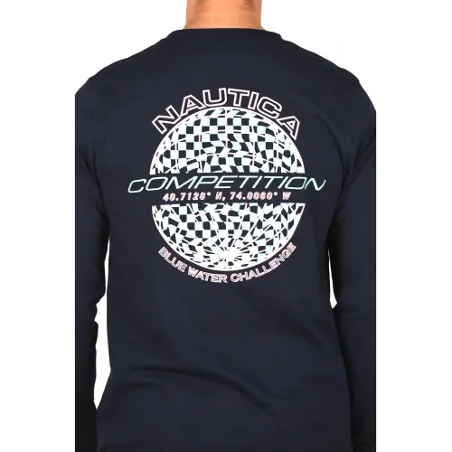 Nautica Laconia LS T-Shirt Nautica Laconia LS T-Shirt Férfi Hosszú ujjú póló 459-Dark Navy