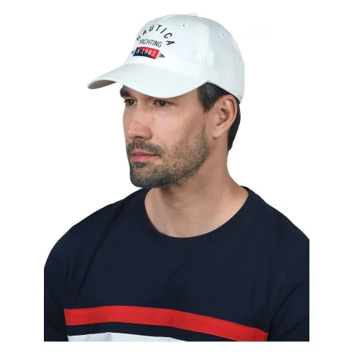 Nautica Artic Strapback Cap Férfi Baseball sapka 908-White