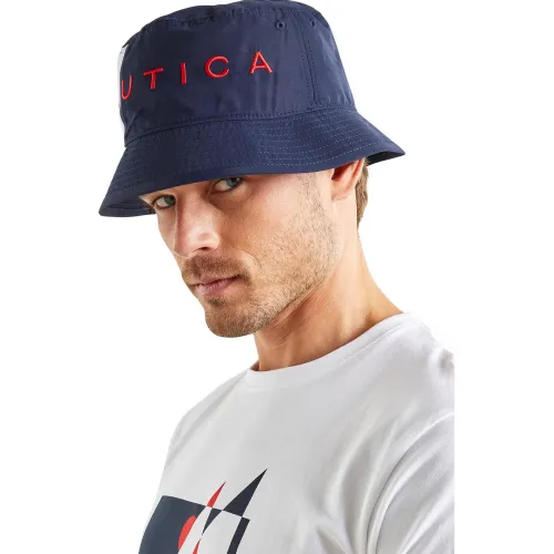 Nautica Torbert Bucket Hat Férfi Sapka 459-Dark Navy