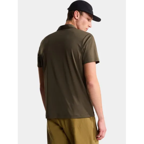 The North Face M Tanken Polo - Eu Férfi Galléros póló 21L-New Taupe Green