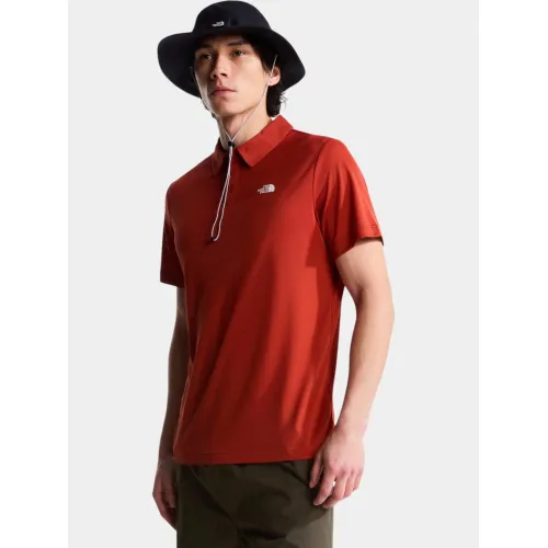 The North Face M Tanken Polo - Eu Férfi Galléros póló G6I-Iron Clay