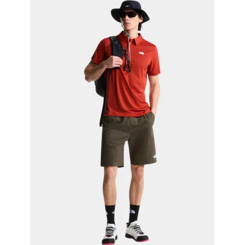 The North Face M Tanken Polo - Eu Férfi Galléros póló G6I-Iron Clay