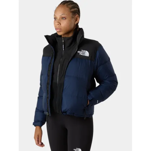 The North Face W 1996 Retro Nuptse Jacket Női Utcai Kabát GOB-Summit Navy-TNF Black