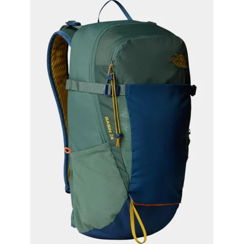 The North Face Basin 24 Férfi Túrahátizsák, Övtáska A72-Duck Green-Shady Bl