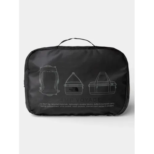 The North Face Base Camp Voyager Duffel 42L Táska Sporttáska KT0-Tnf Black-Asphalt Grey