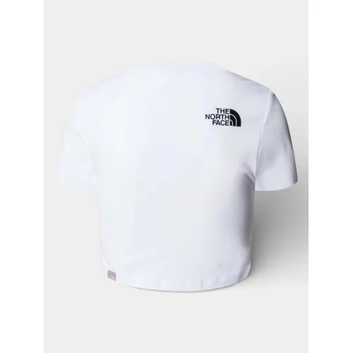 The North Face W Essential Cropped Slim Short Sleeve Te Női Póló FN4-Tnf White