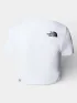 The North Face W Essential Cropped Slim Short Sleeve Te Női Póló FN4-Tnf White