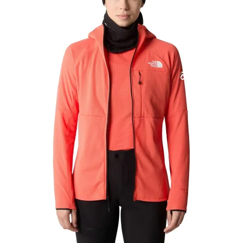The North Face W Summit Futurefleece Fz Hoodie The North Face W Summit Futurefleece Fz Hoodie Női Polár, Softshell, Középréteg CA1-Radiant Orange
