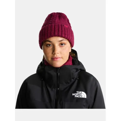 The North Face W Oh Mega Beanie Női Sapka MVO-Red